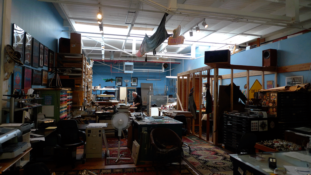 Studio Visit: Gary Houston at the Voodoo Catbox studio in Portland, Oregon