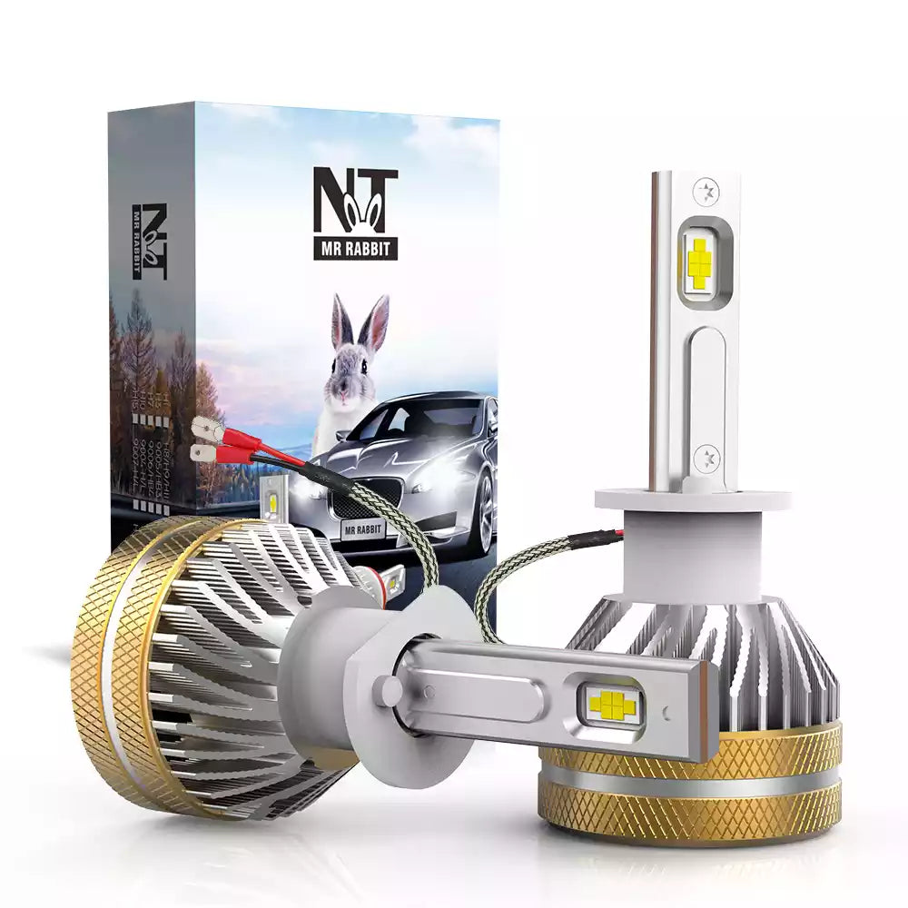 H1 Headlight Bulb 40W 4800LM 6500K White | NAOEVO NT Series, 2 Bul | NAOEVO