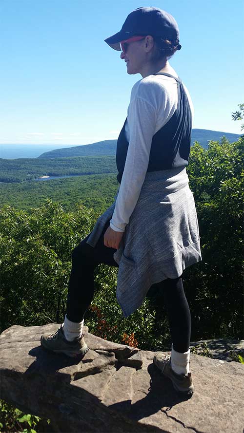 Rachel at North Point, 3,000 ft.