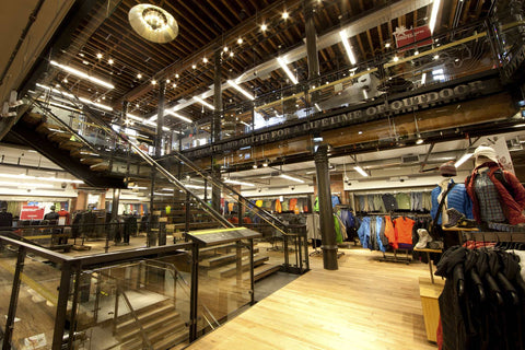 REI </a> in SOHO. What a store! And the service was great.
