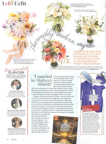 Lalage Beaumont Mother of the Bride outfit in Brides Magazine