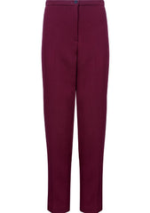 burgandy work trousers for women
