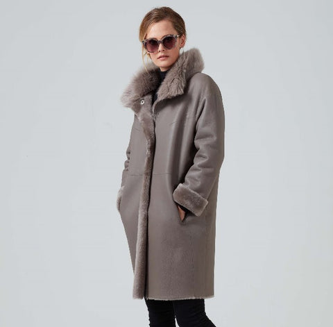 Sherling winter coat