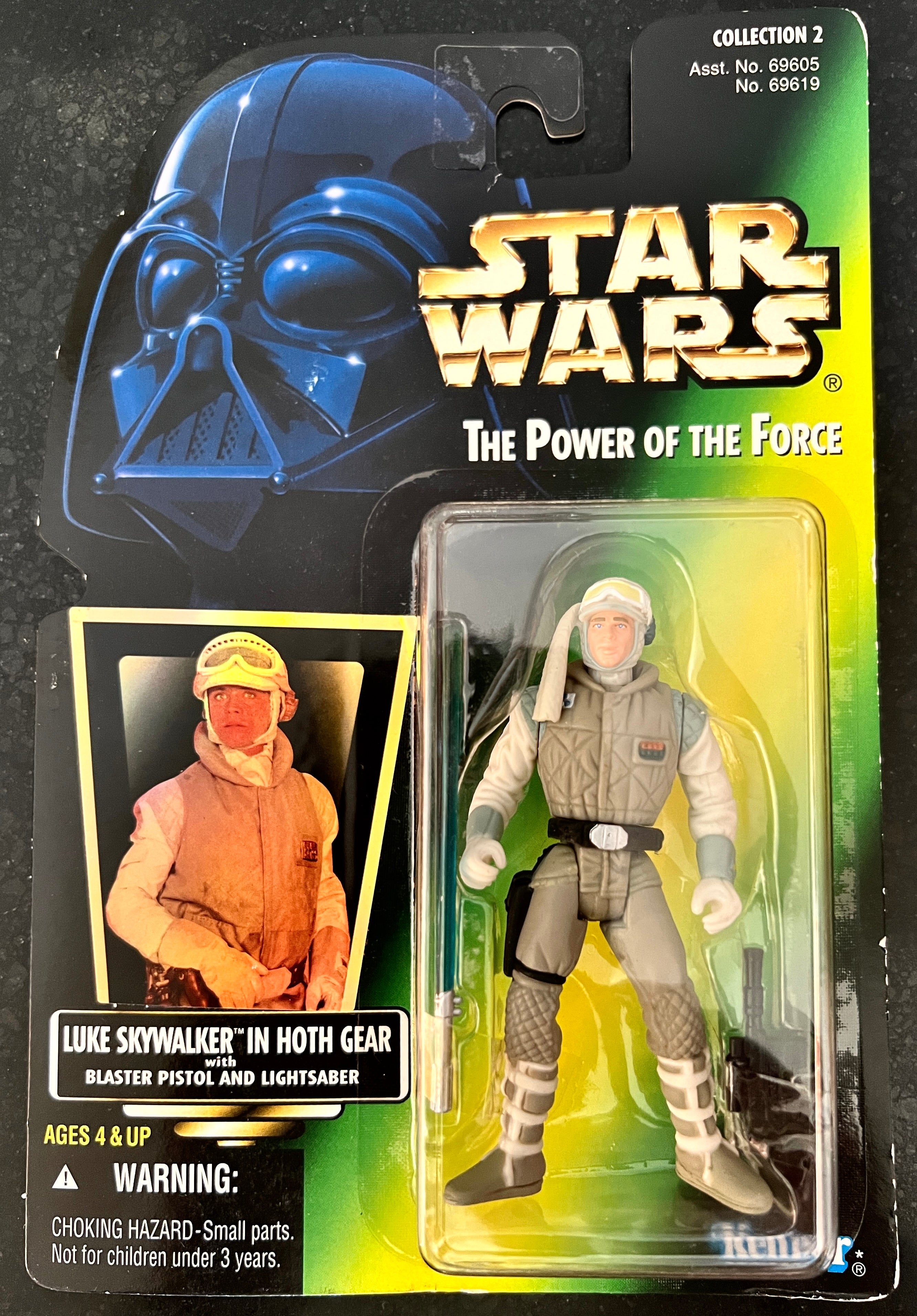 Star Wars Luke Skywalker Hoth Gear Action Figure POTF MOC Kenner Toy Power Force 
