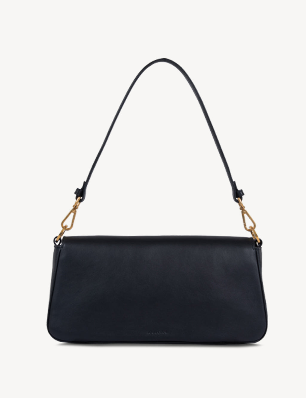 black baguette bag