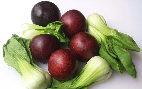 Ingredients for Baby Bok Choy in Plum Sauce