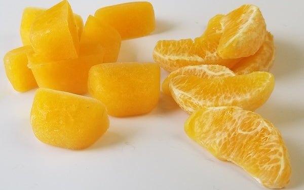 Navel Oranges segmented