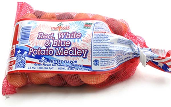 Red, White and Blue Potato Medley