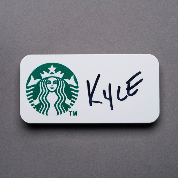 25 Pack Dry Erase Name Badges | Order Dry Erase Tags | a&b Identity