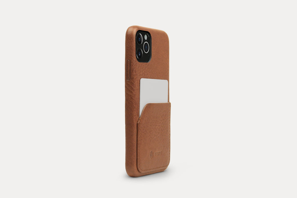 Nodus Shell Case II For The Apple IPhone 11 Pro: Stylish Leather With Strong Magnetic Mount Option