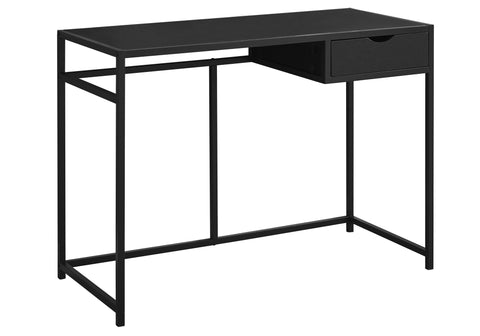 Black Minimalist Desk w/ 1 Drawer