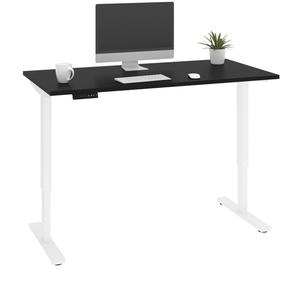 60" Electric Adjustable Desk in Black by Bestar