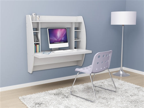 prepac wall mounted desk hutch