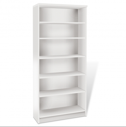 72 White Bookcase With Five Shelves By Unique Officedesk Com