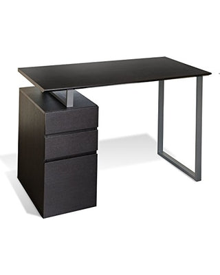 48 Espresso Desk With Integrated Drawers By Unique Officedesk Com