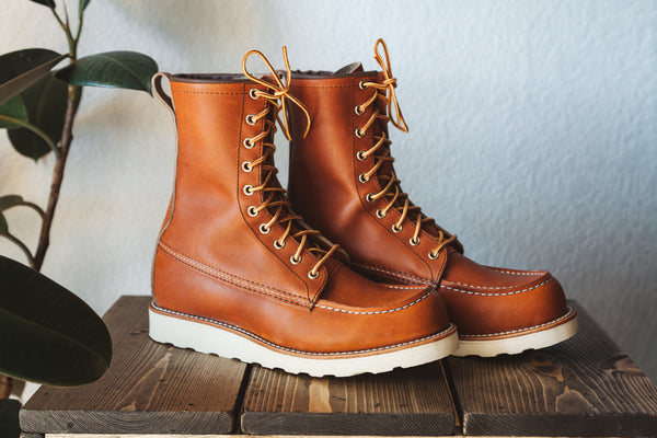 red wing 8 inch classic moc