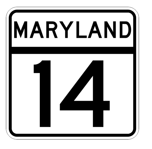 Maryland State Highway 17 Sticker Decal R2674 Highway Sign