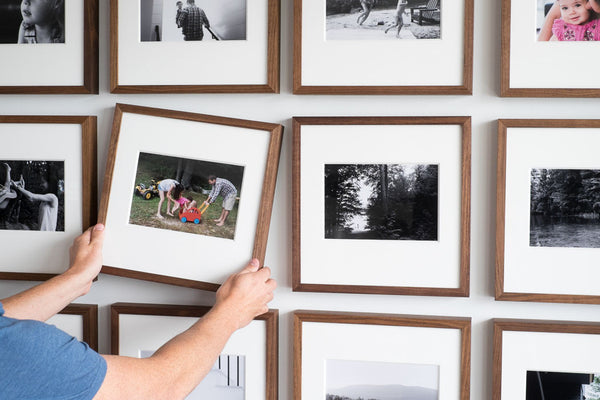 Gallery Wall Heirloom Walnut Frames