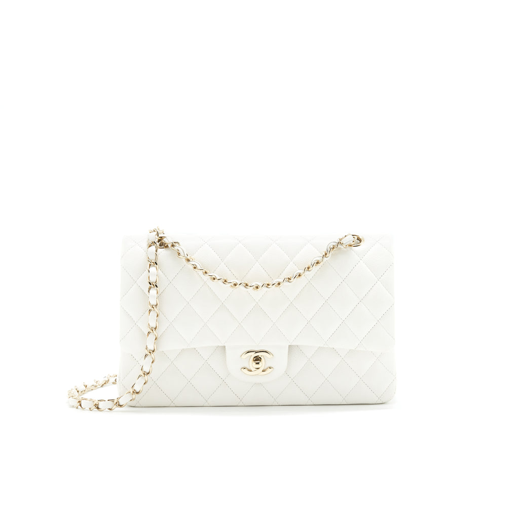 classic white chanel bag