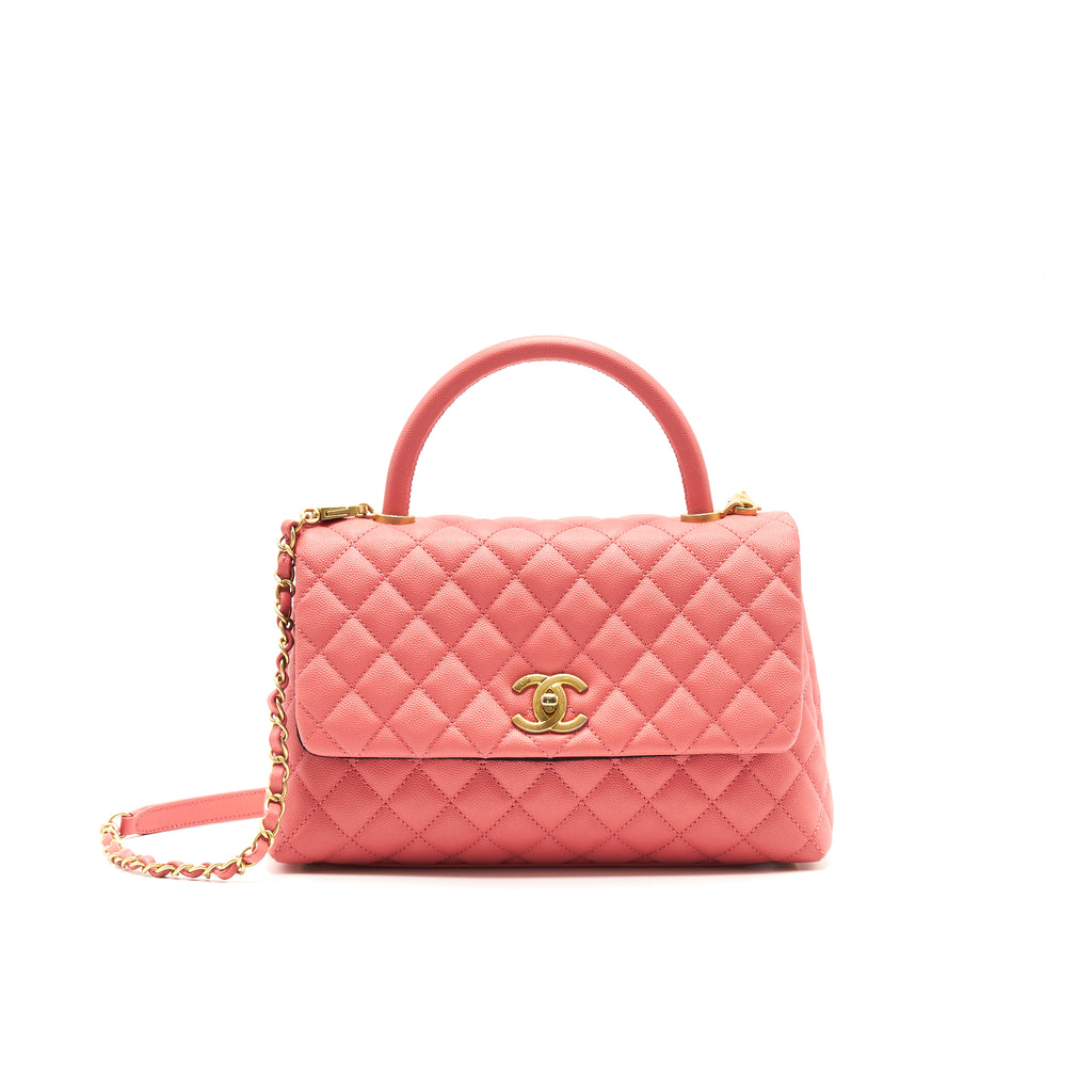 chanel pink coco handle