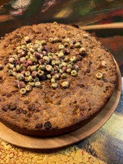 Hemp seed and Muntrie cake