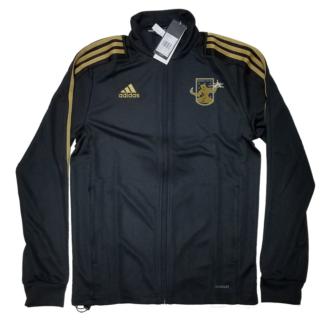 black and gold adidas track jacket