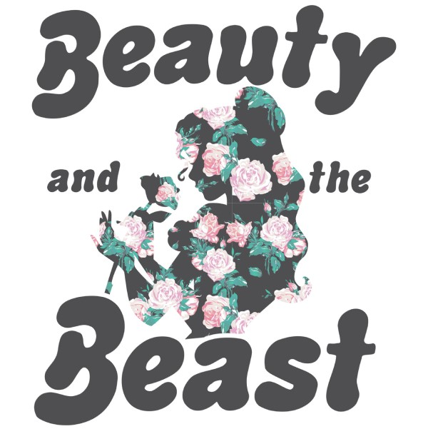 Beauty and The Beast Juniors Classic Cowl Neck Sweatshirt