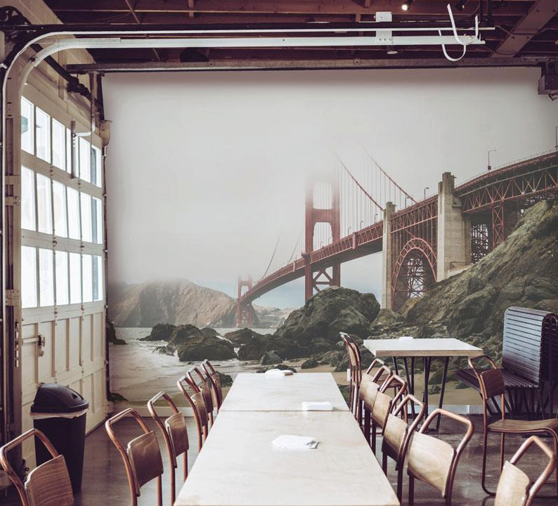 Wall Murals for businesses restaurants office ideas wallpaper decor 