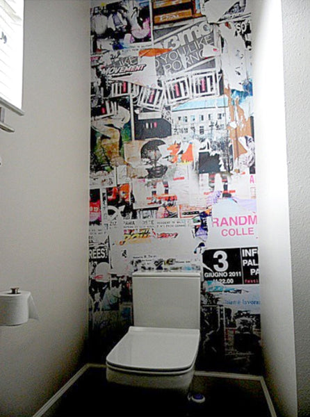 bathroom wall mural posters eazywallz