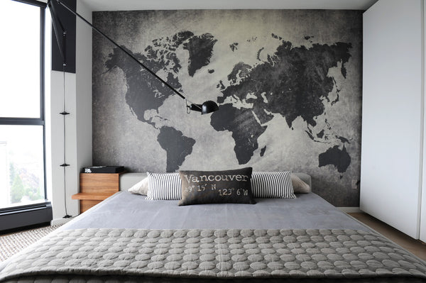 Rustic-industrial-wall-decor-bedroom-contemporary-with-world-map-oversized-arm-wall-sconce-world-map-wall-mural-5