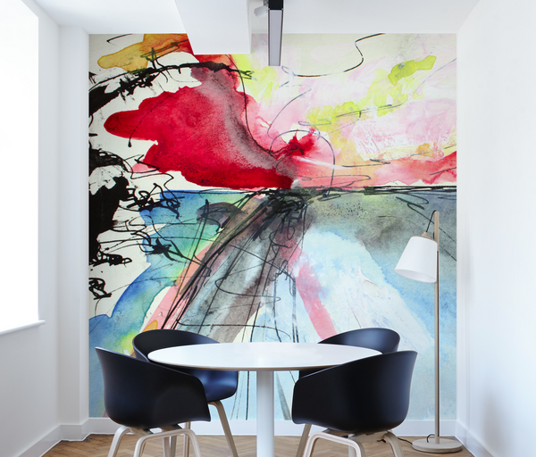ABSTRACT BACKGROUND WALL MURAL