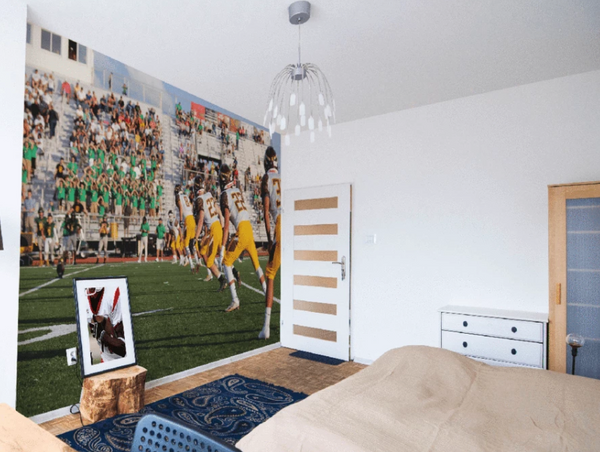 football kick off mural wallpaper