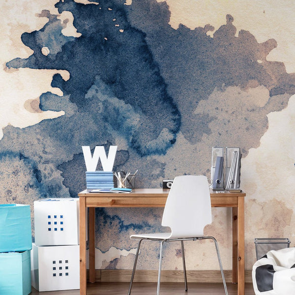 WATER COLOUR WALL MURAL