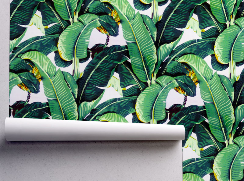 banana leaf beverely hills wallpaper removable