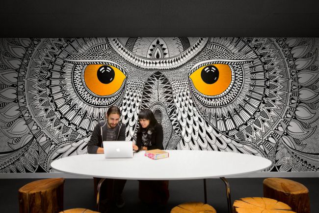 Wall Murals for businesses boardroom wallpaper for office eazywallz Hootsuite