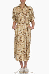 Zimmermann Super Eight Safari Midi Dress TPALM
