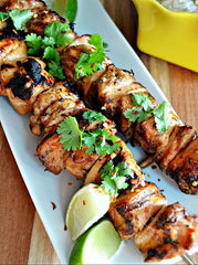 Photo of HONEY-LIME CHICKEN SKEWERS