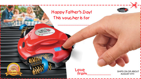 Red Automatic Grillbot Father's Day Voucher