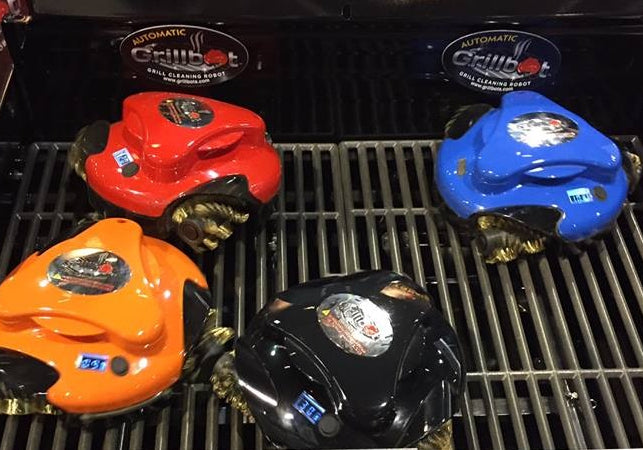 Red, Orange, Blue & Black Automatic Grillbots
