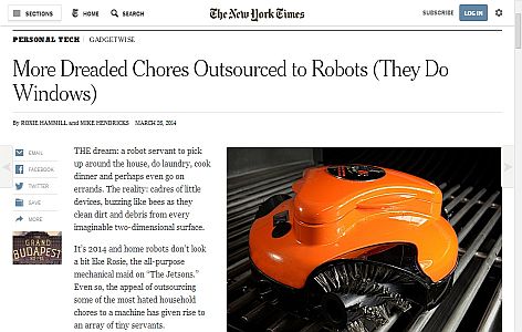 The New York Times Featuring Grillbots