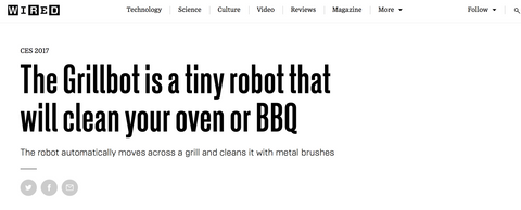 Wired Magazine Features Grillbots