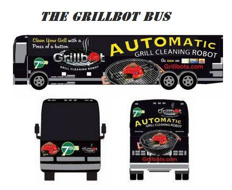 The Grillbots Bus Banner