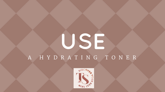 use a hydrating toner