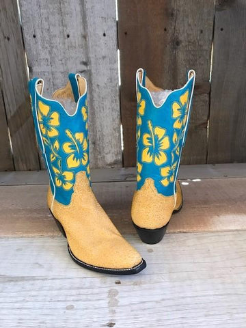 outlaw yellow boots