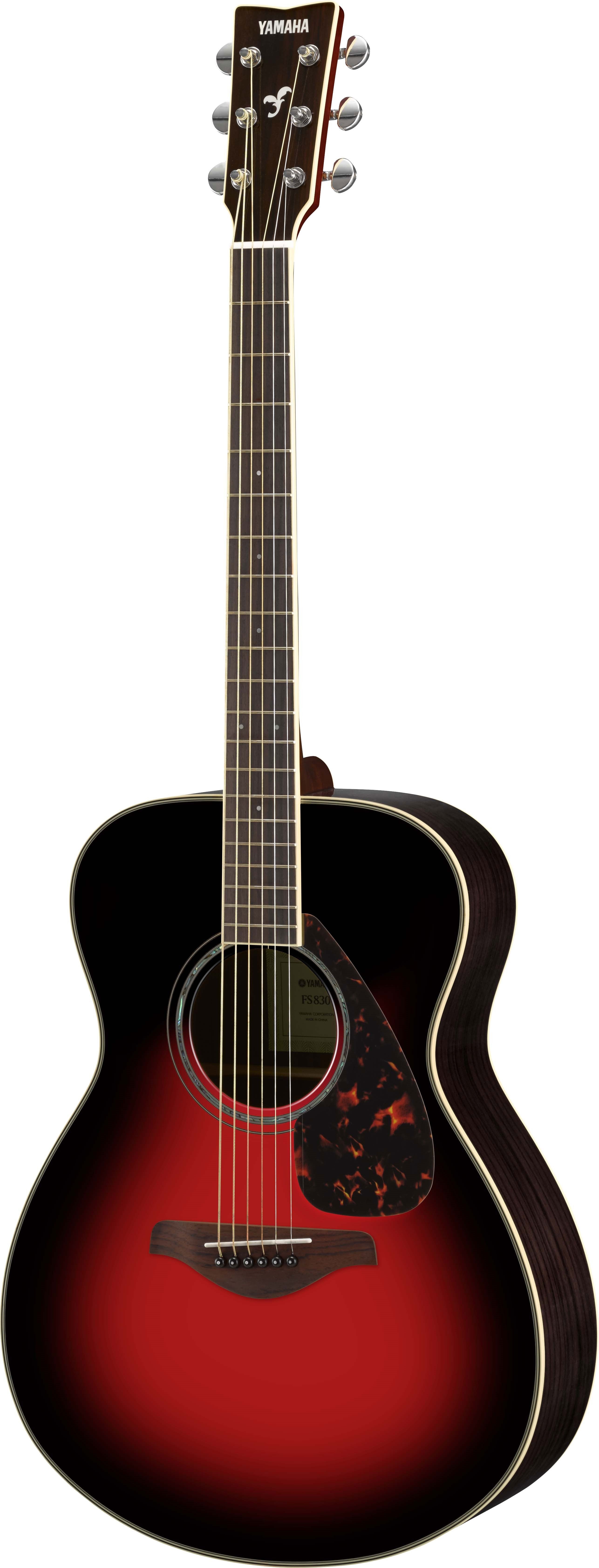 Yamaha FS830 Acoustic Guitar (Dusk Sun Red)