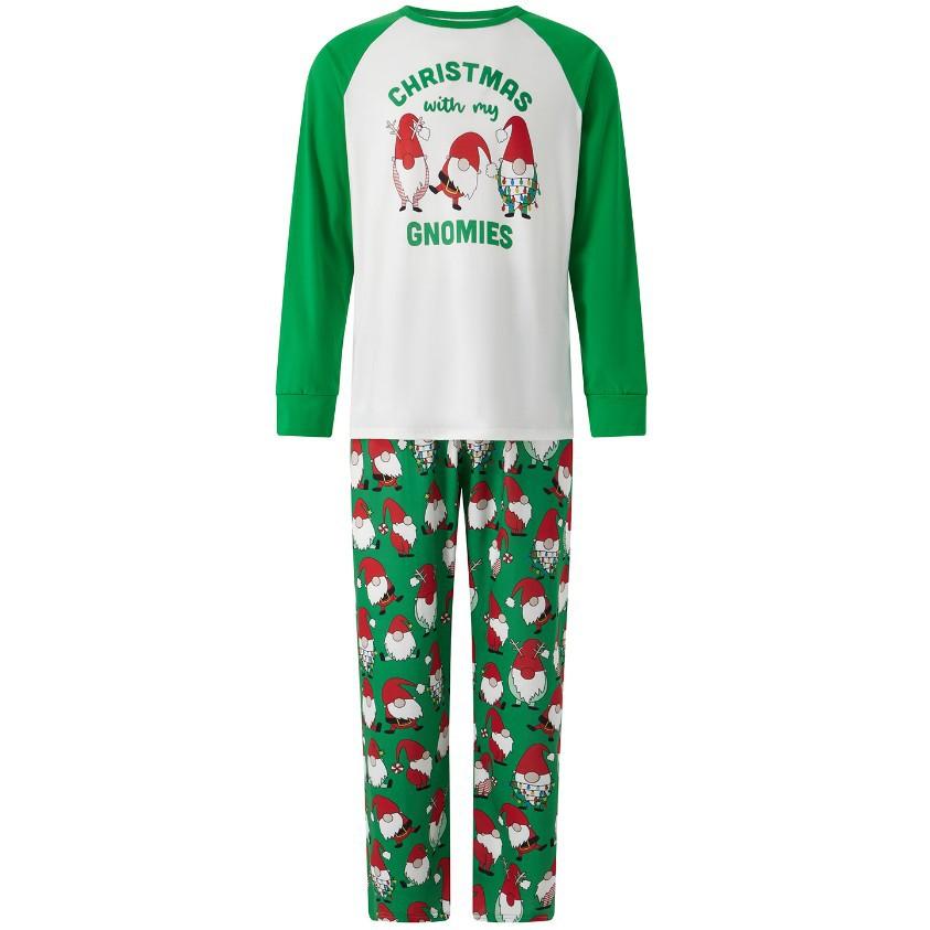 Parent-child Family Pajamas Christmas Pattern Adults Kids Toddler Night Wear Set
