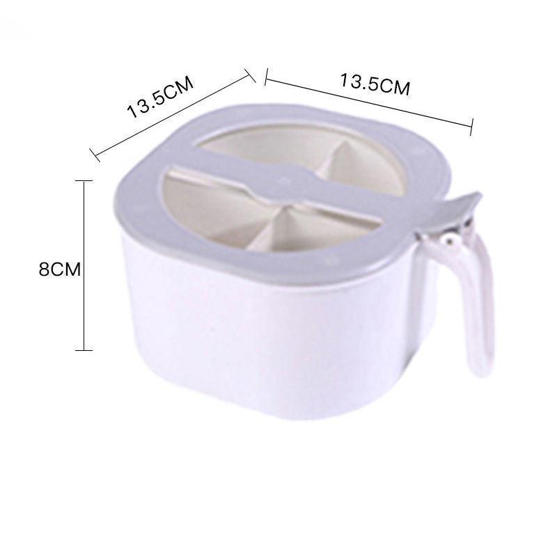 Hot selling Nordic four-grid kitchen household four-grid seasoning box multi-functional seasoning box seasoning box 4 in 1