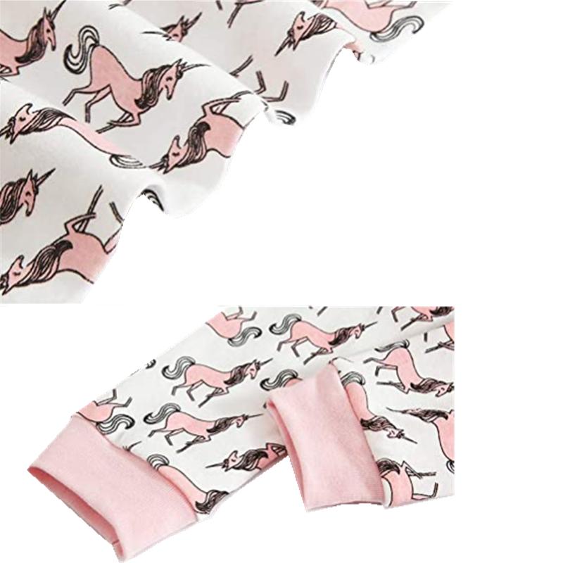 New Arrival Print Sleepwear Autumn Winter Girls Pyjamas Children Fashion Home Clothes Sets