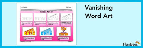Vanishing Word Art