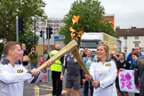Olympic flame relay UK 2012